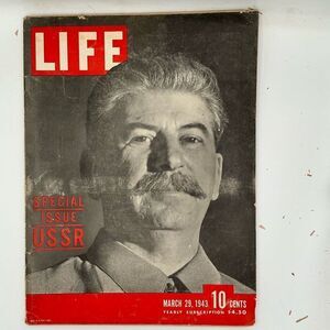 LIFE MAGAZINE MARCH 29 1943 USSR SPECIAL ISSUE - Vintage Publications